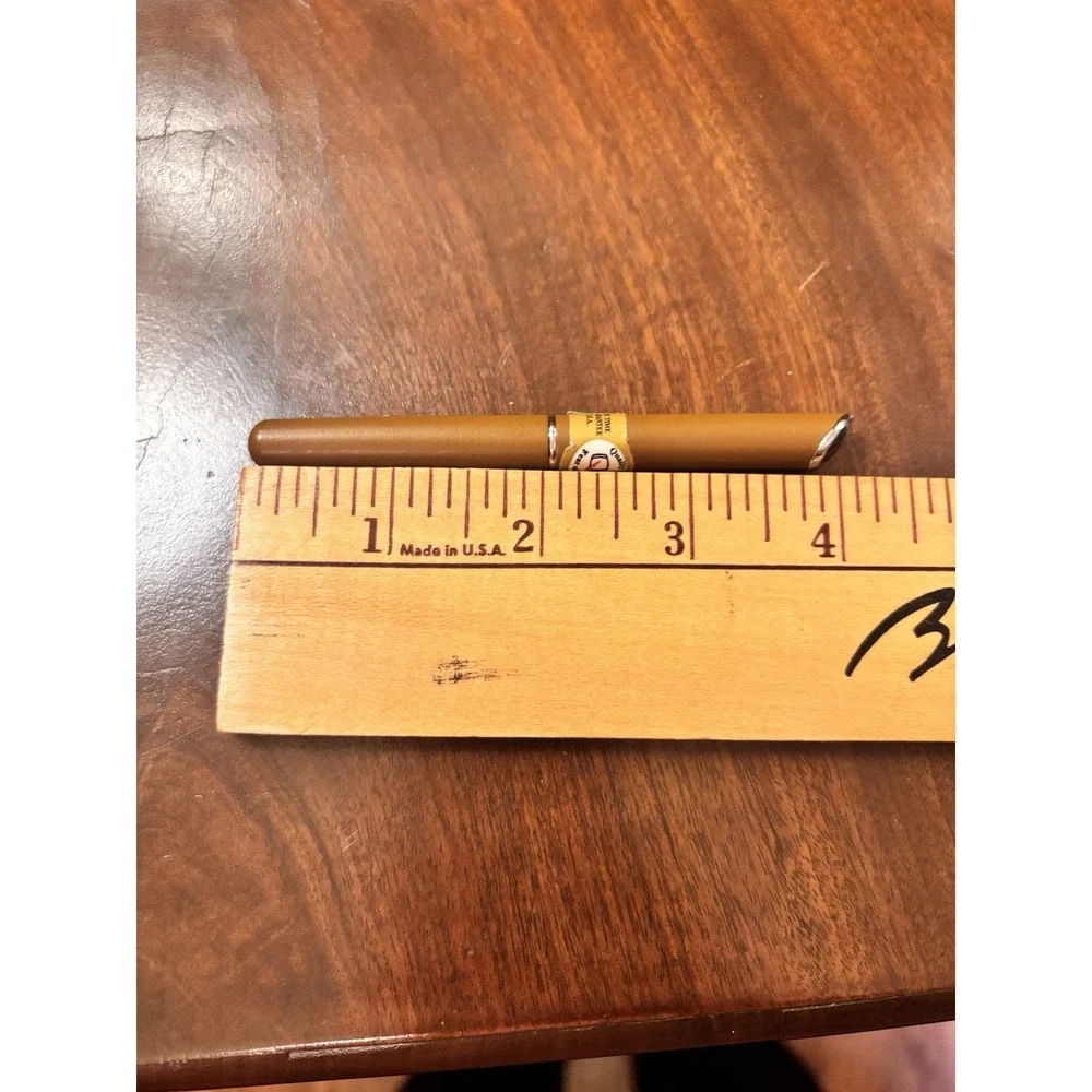 Vintage Quill Havana Cigar Pen Brown Tobacco Novelty Rollerball Pen 4.5